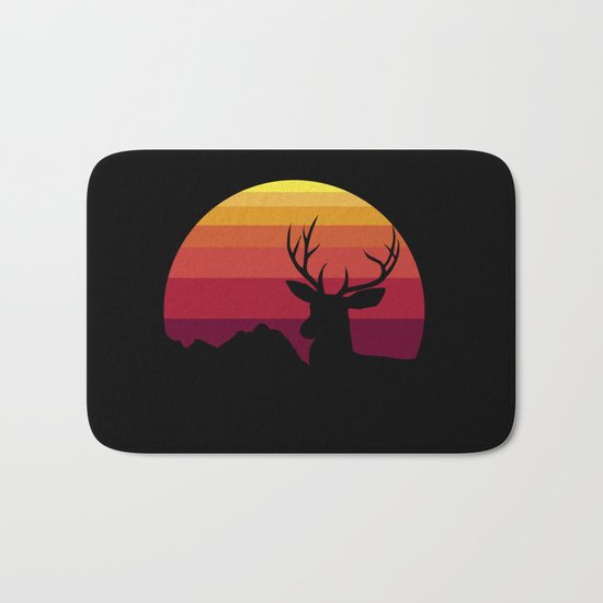 wild sunset Bath Mat