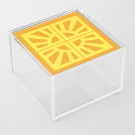 Breeze Block Eleven Lemon B Acrylic Box