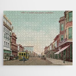 Old Sacramento J. Street Jigsaw Puzzle