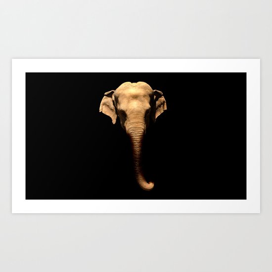 Elephant Trunk Art Print