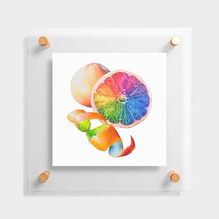 Grainbow Fruit Floating Acrylic Print