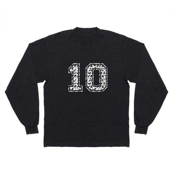 A Perfect Ten | Black Long Sleeve T Shirt