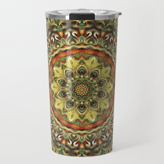 Flower Of Life Mandala (Mystic's Charm) Travel Mug