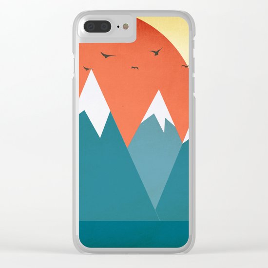 Today dusk Clear iPhone Case