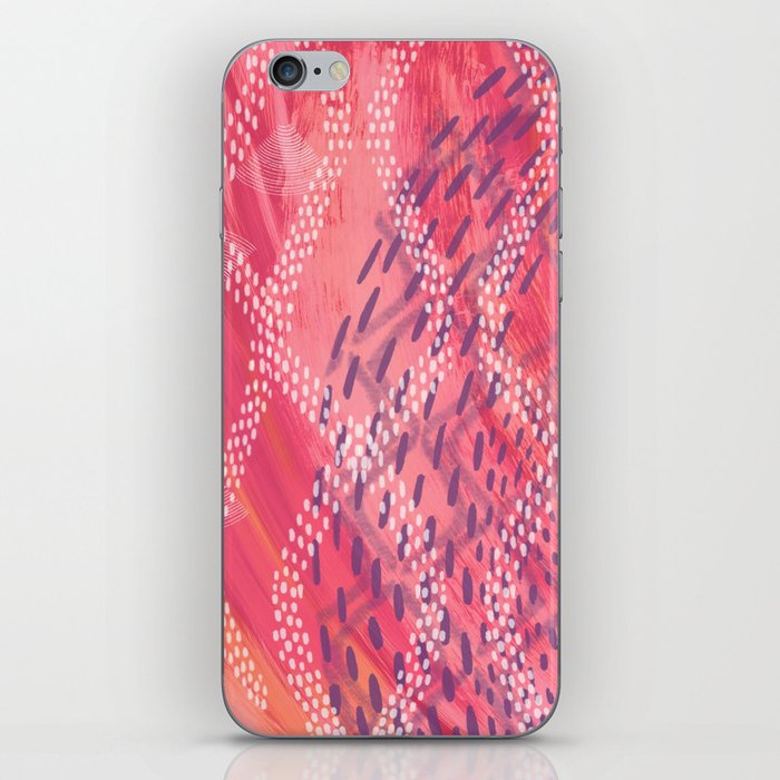 Dotted lines iPhone Skin