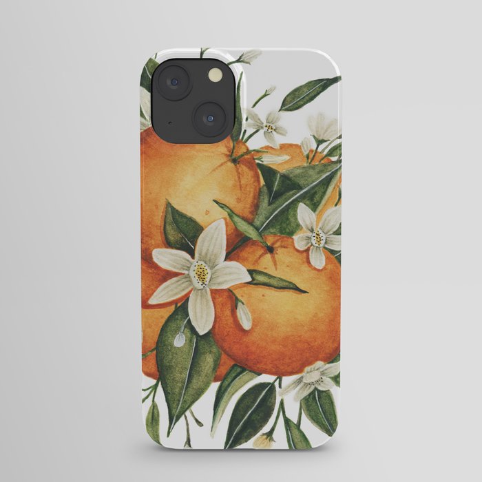 Orange Blossoms iPhone Case