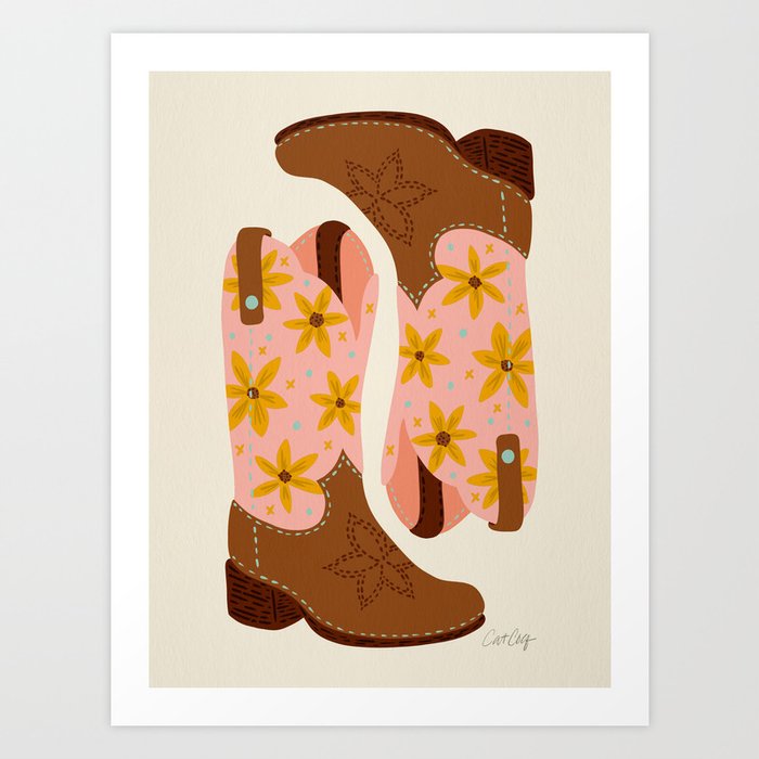 Blush discount cowboy boots