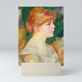 Suzanne Valadon, 1885 by Pierre-Auguste Renoir Mini Art Print
