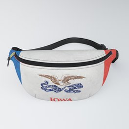 State Flag of Iowa American Flags State Banner Colors Fanny Pack