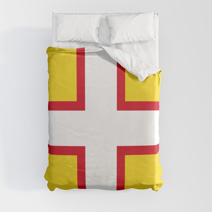 Flag of Dorset Duvet Cover