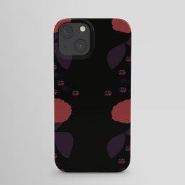 Woman At The Meadow Vintage Dark Style Pattern 39 iPhone Case