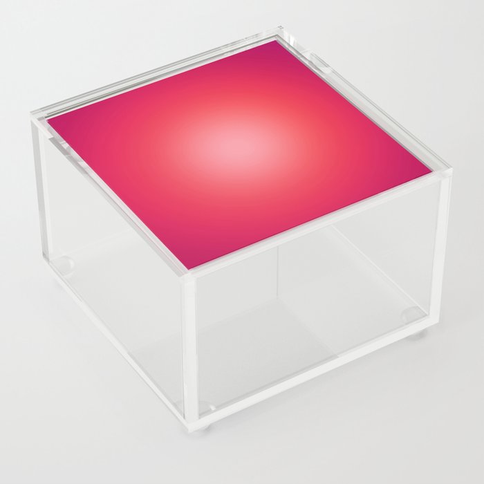 Orb Gradient // Hot Pink Acrylic Box