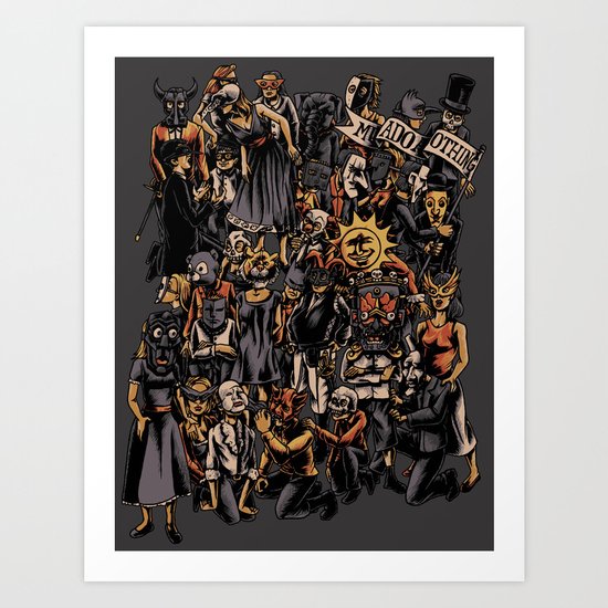 Much Ado About Nothing Art Print