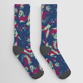 Pop art pug Socks