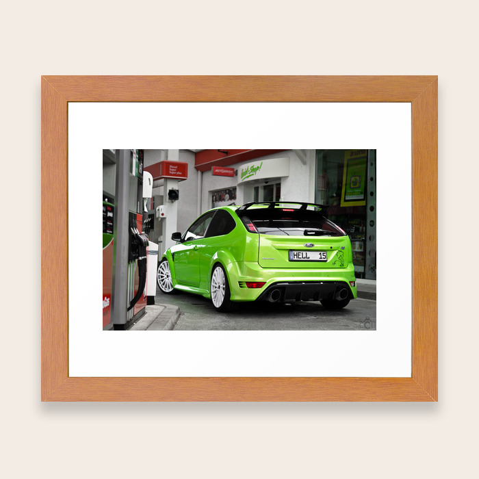 Ford Focus Rs Car Nurburgring Framed Art Print By Cclphotography Society6