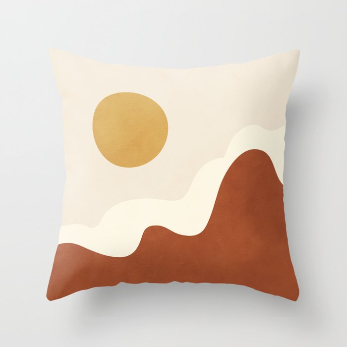 abstract minimal 40 Throw Pillow