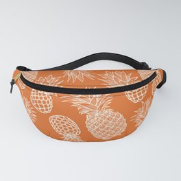 Fresh Pineapples Orange & White Fanny Pack