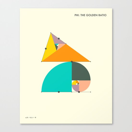 Phi: The Golden Ratio Canvas Print