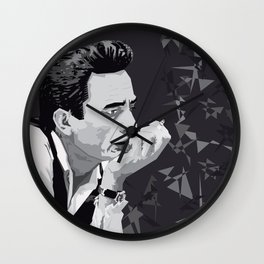 Johnny Cash Wall Clock