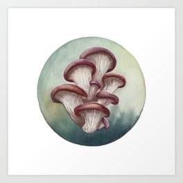 Mushroom Family Art Print
