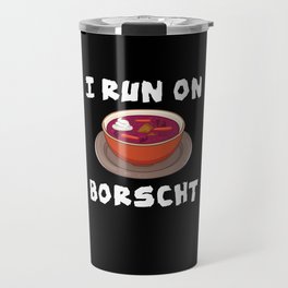 Borscht Beet Soup Gift Russian Beetroot Polish Travel Mug