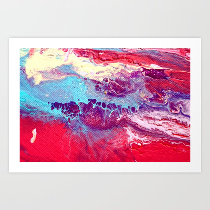 Warm Colors Art Print By Nikaspenc Society6