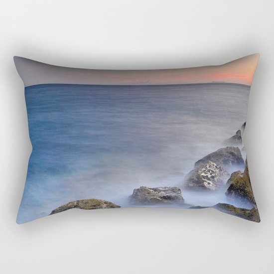 "The struggle of the sea" Rectangular Pillow