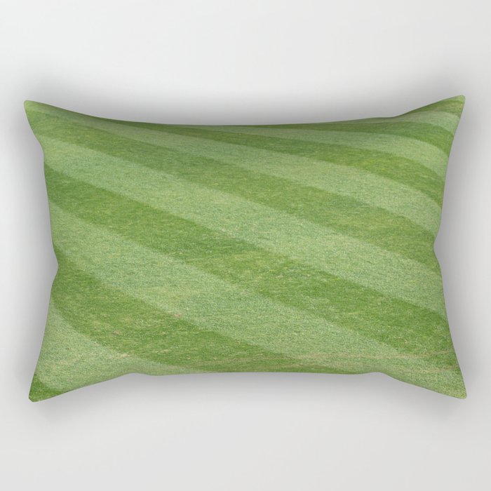 Play Ball! - Freshly Cut Grass - For Bar or Bedroom Rectangular Pillow