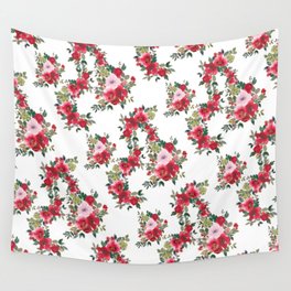 Red-Rose-Clipart-Set Wall Tapestry