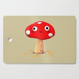 Wall-Eyed Mushroom Cutting Board