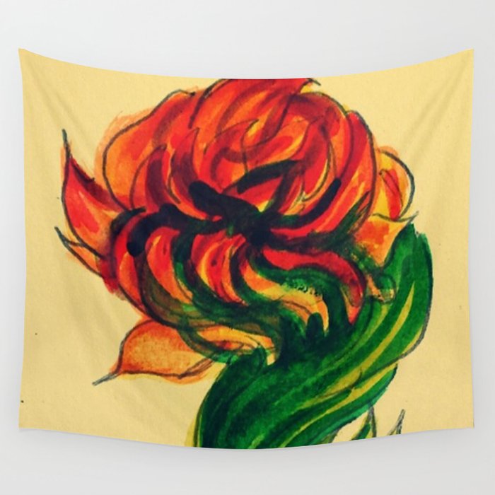 Rose Wall Tapestry