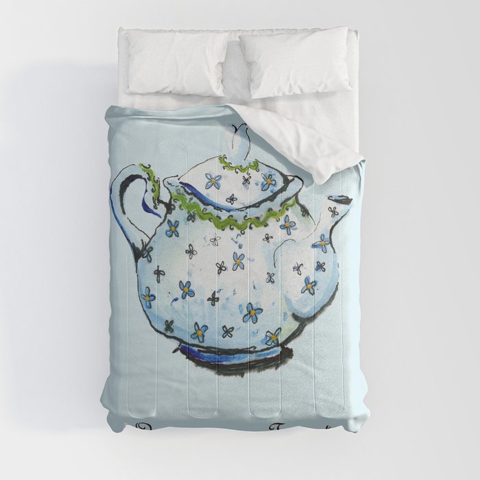 Once Upon A Teapot Comforter