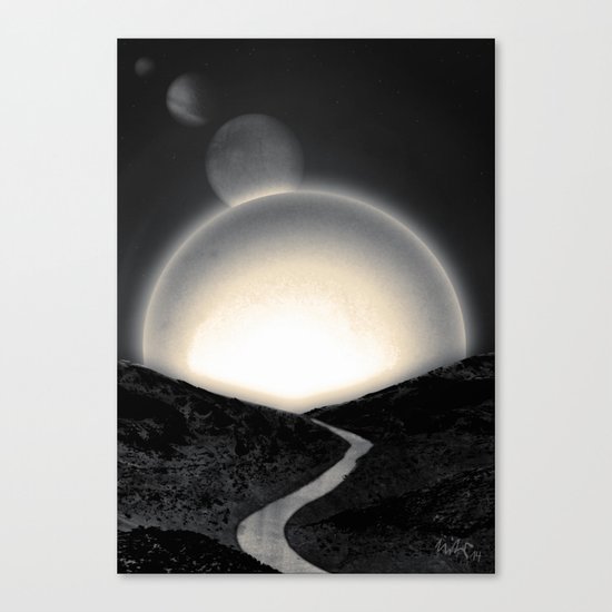 Unknown Planet Canvas Print
