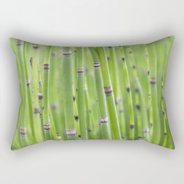 Bamboo pattern - bright green stems - azian plant - botanical photography Rectangular Pillow