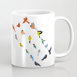 Rainbow of Birds Coffee Mug