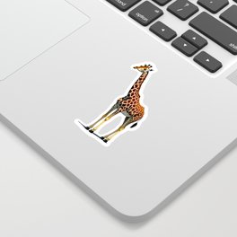 cartoon giraffe Sticker