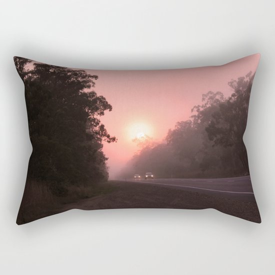 A perfect spot for a break in the journey Rectangular Pillow