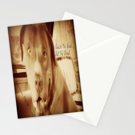 Punish The Deed, Not The Breed  Stationery Cards