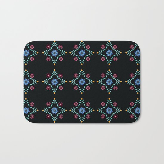 Floral Pattern 2 Bath Mat