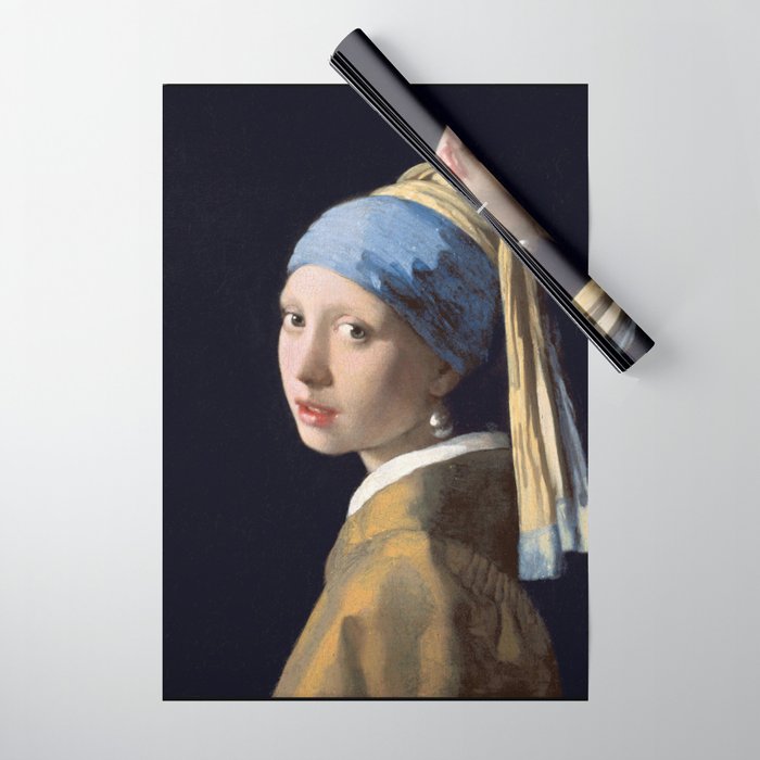 Girl With a Pearl Earring - Vermeer Wrapping Paper