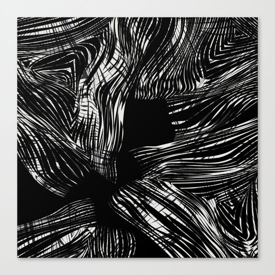 looking for darkness Canvas Print
