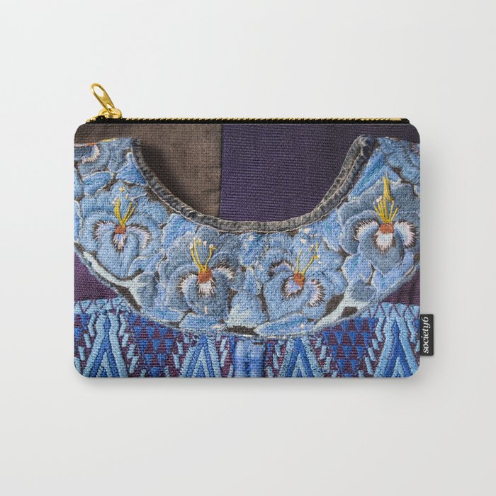 Guatemala - Hiupil of Flowers Carry-All Pouch