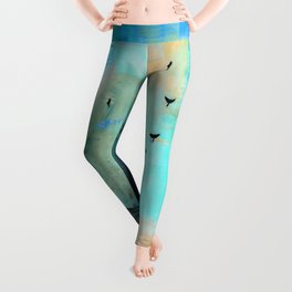Abstract painting Leggings