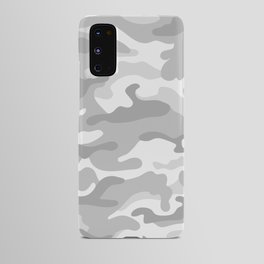 Camouflage Grey And White Android Case