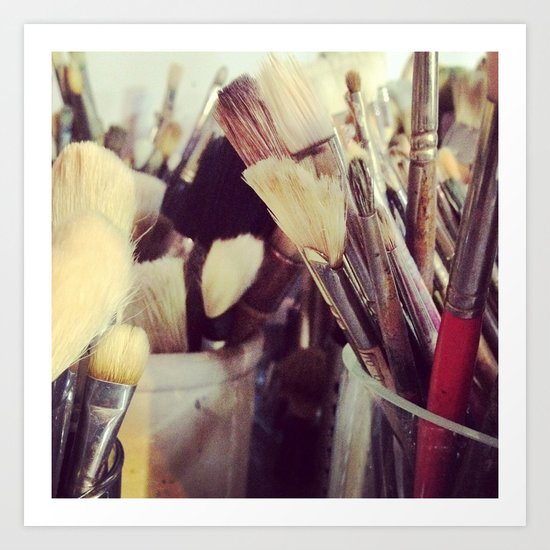 Paintbrush Heaven Art Print