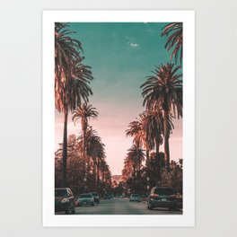 Sunset Boulevard Los Angeles Art Print