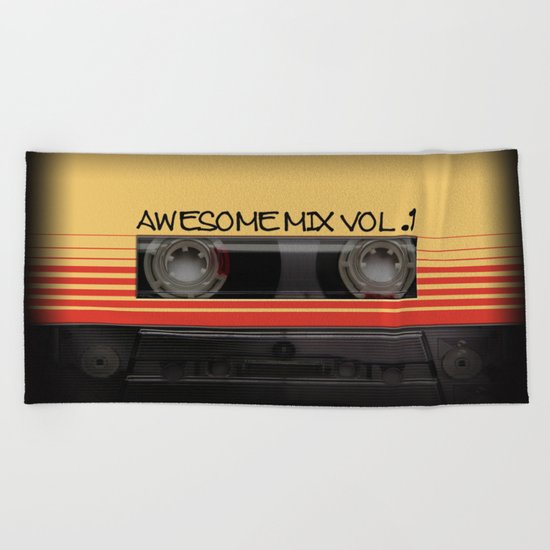 Awesome Mix Vol. 1 Beach Towel