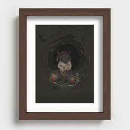 Baby Baphomet Recessed Framed Print