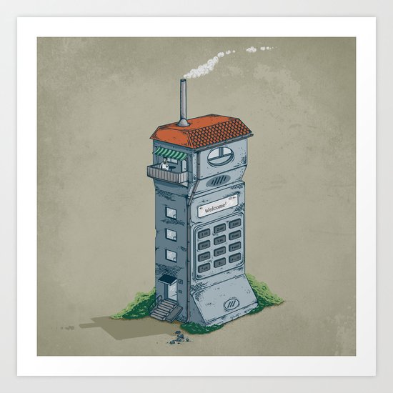 Cordless Home Art Print