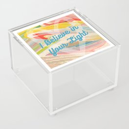 I Believe in Your Light: Original Artwork Acrylic Box